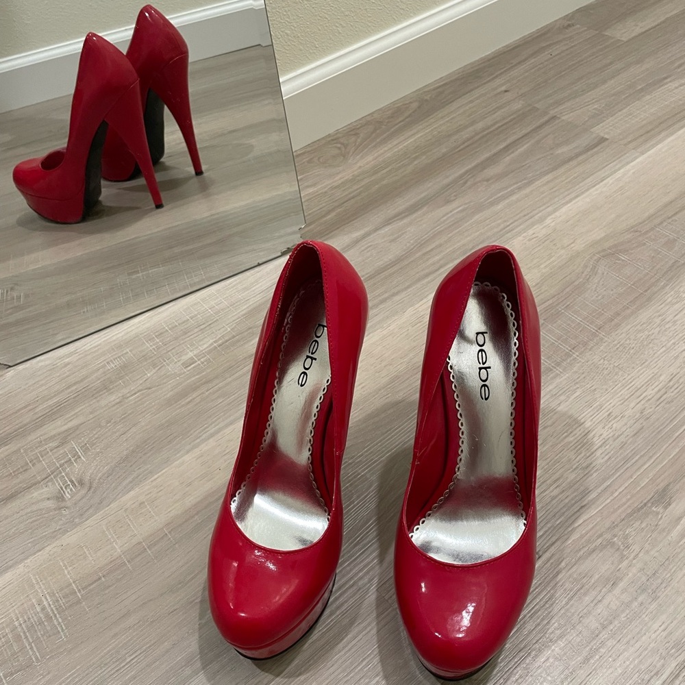 Bebe red pumps - Picture 11 of 11